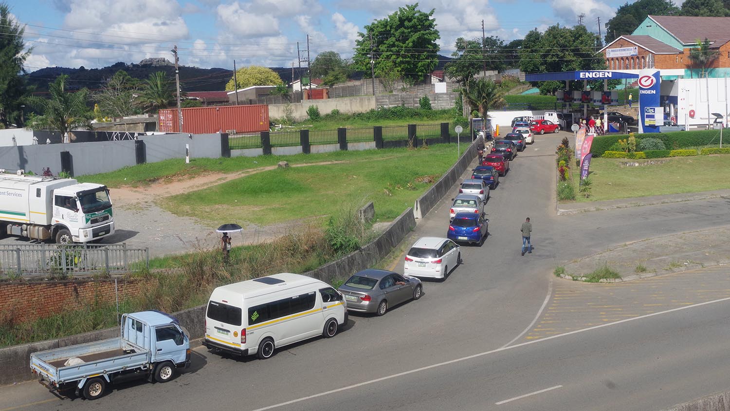 Fuel queues, battered economies collide